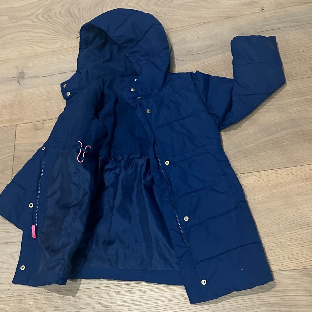 Crewcuts parka Navy Blue Kids Jacket 4/5 Y